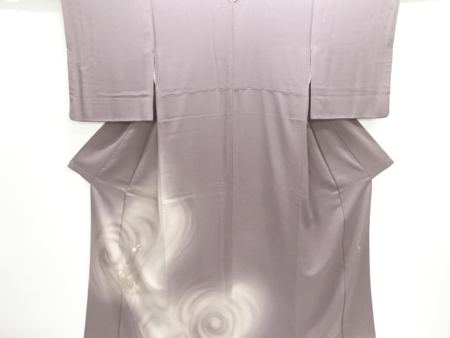 作家物　渦巻き模様訪問着